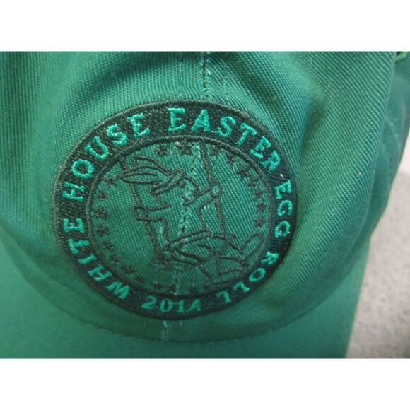 GREEN  SNAPBACK AMERICAP USA WHITE HOUSE EASTER EGG ROLL 2014 HAT - Picture 2 of 4